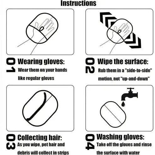 Zenvio™ Premium Pet Hair Removal Glove