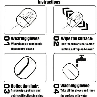 Zenvio™ Premium Pet Hair Removal Glove